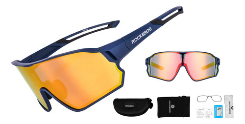 Lentes Polarizados Certificados Rockbros Ciclismo Running