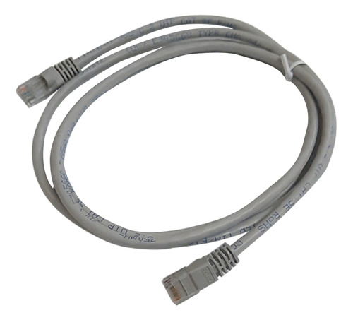 Cable De Red Patch Cord Gris 5' Cat 5e