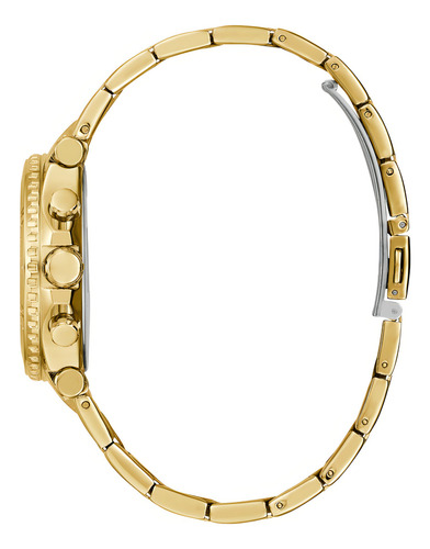 Reloj De Pulsera Guess Cosmic Gw0465l1 analógico color dorado