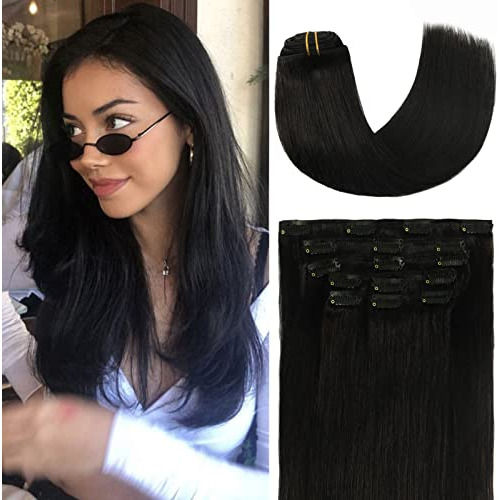 Clip En 100% Remy Humanos Extensiones De Pelo Natural K1ns9