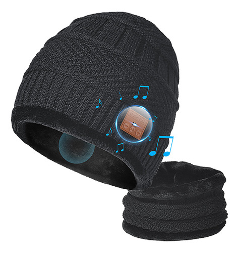 Funda Para Cuello Con Altavoz Bluetooth Inalámbrico Y Gorra