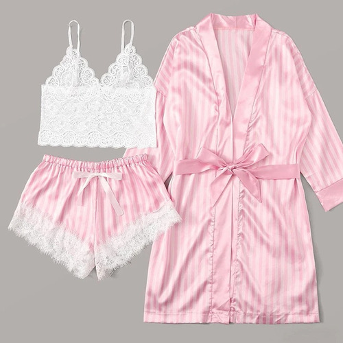 Pijama De Seda Para Mujer, Bata De Baño De Rayón Yukata