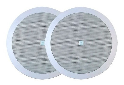 2x Caixas Jbl Para Teto Com Tweeter Mais Amplificador Bm 60w