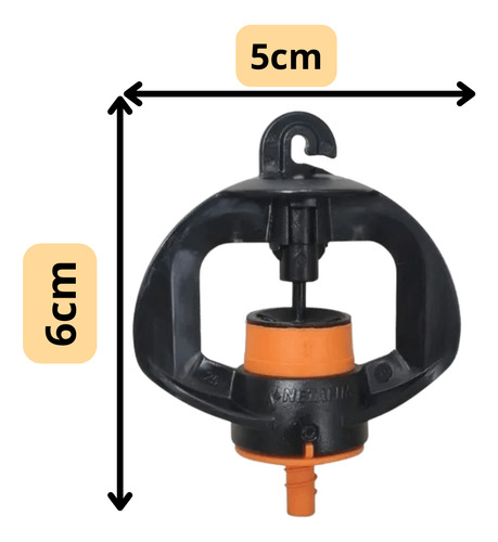 Irrigador Microaspersor Gyronet 90l/h Netafim - 9 Unidades