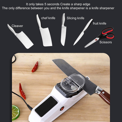 . Herramienta Eléctrica Para Afilar Cuchillos De Cocina