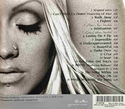 Imagen 2 de 2 de Christina Aguilera Stripped Cd Nuevo Original