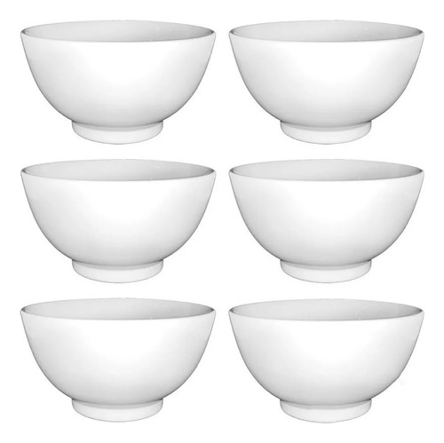 Set X6 Tazones Bowls Porcelana 13cm Schmidt