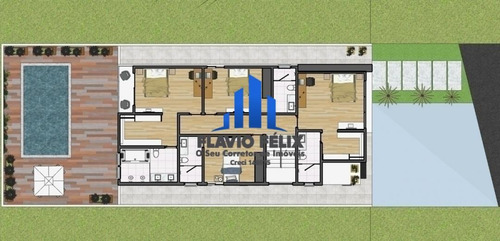 Imagem 4 de 8 de Casa Nova E Moderna Condominio Real Park Arujá 4 Suítes - 621