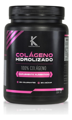 Colageno Hidrolizado Kardagar 100% Colageno Sin Azucar