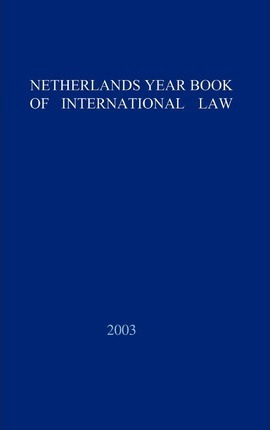 Libro Netherlands Yearbook Of International Law - 2002 - ...