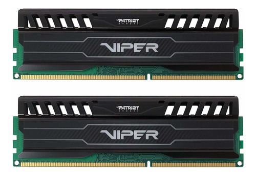 Memoria Ram 16gb Patriot (2x8gb) Viper Iii Ddr3 1600mhz (pc3 12800) Cl9 With Black Mamba Heatsink - Pv316g160c9k