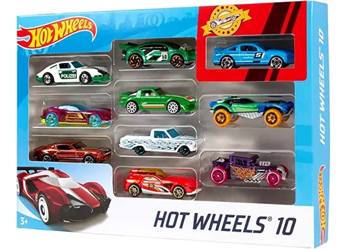 kit 10 Carrinho Hot Wheels Sortidos