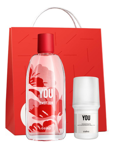 Set You Emotion Ésika Perfume + Deo + Bolsa De Regalo