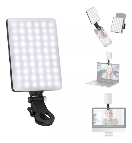 Luz Led Flash Para Smartphone Selfie, Cámara De Teléfono Móv