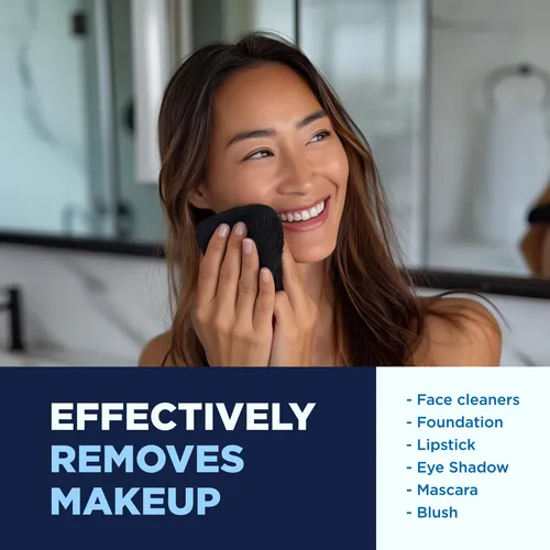 Toalla De Maquillaje Suave Y Reutilizable