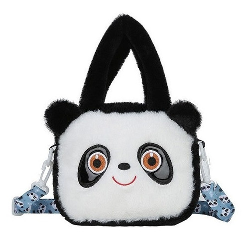 Bolso Cartera Para Niñas Mujer Kawaii De Panda Felpa