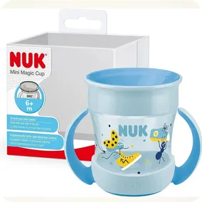 Vaso Bebe Nuk Mini Magic Cup 360 6+ 160ml Asas Y Antivuelco