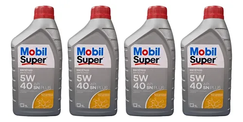 Óleo Mobil Super 3000 X3 5w40 - 1l Kit C/ 4un | MercadoLivre