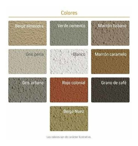Revear Revest. Revoque Plastico Color 25kg - 18 Cuotas S/int