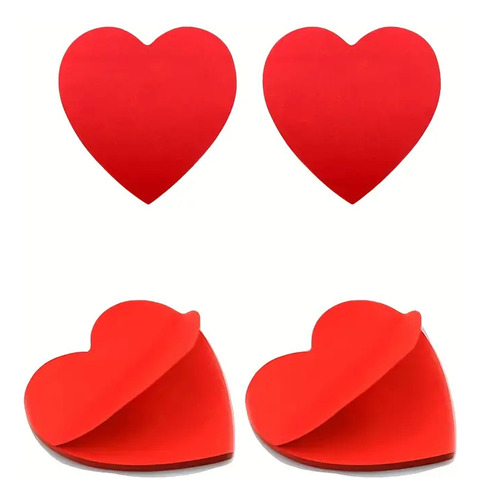 Notas Adhesivas Forma De Corazon 7x7 Cm 100 Hojas 12 Blocks