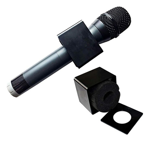 Cubo Microfono, Porta Logo Microfono, Cubo Acrilico