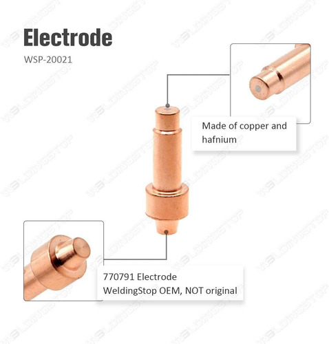 770791 Electrode 770797 Punta 40a Para Hobart Airforce 40i C