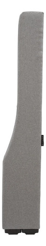 Cabecera Matrimonial Dicasa Zefyr Gris Color Gris Claro