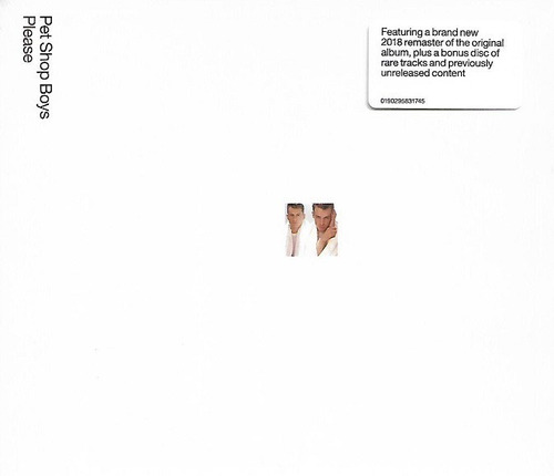 Cd Doble Pet Shop Boys / Please Remaster 2018 (1986) Europeo