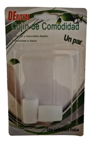 Imagen 2 de 2 de Par Tubo Protector Dedo Pies O Manos Silcona Gel