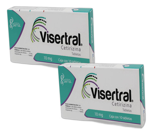 Visertral C/10 Tabs. 10 Mg. Pack De 2