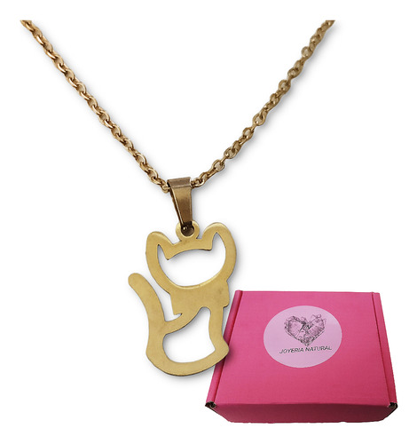 Collar Acero Inoxidable Resistente Al Agua Joyeria Natural