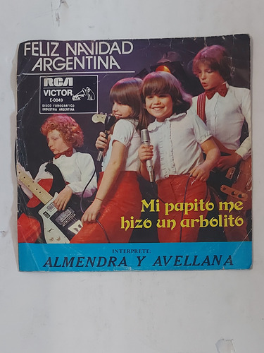 Vinilo Almendra Y Avellana - Feliz Navidad Argentina - Rca 