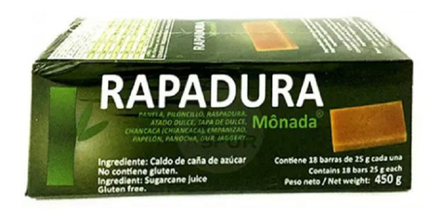 Rapadura Mônada Display 25g ( 18 Und )