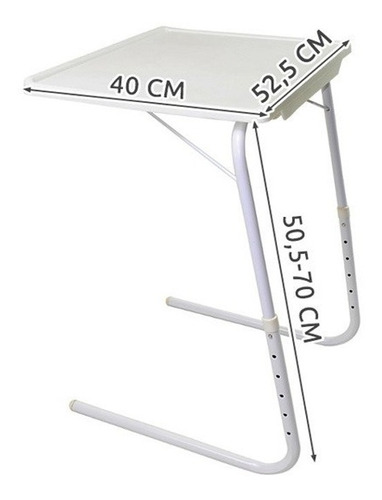 Imagem 2 de 4 de Mesa Dobrável Multiuso Notebook Lanche Homeoffice Uso Sofá