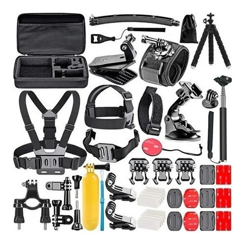 Kit Maleta Gopro 51 Accesorios Camara Deportes Envio Gr/3048