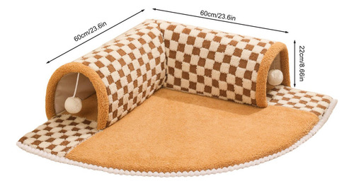 Cama Túnel Para Gatos 2 En 1 Cama Túnel Grande Para Gatos Ca