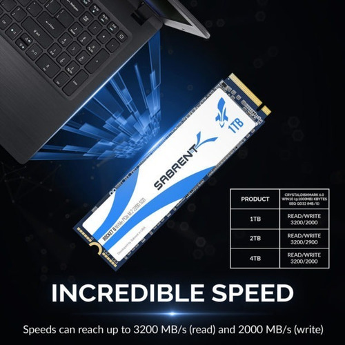 Imagen 7 de 9 de Sabrent Rocket Q 1tb Nvme Pcie M.2 2280 Sb-rktq-1tb