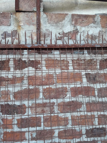 3 Rejas De Hierro (porton Y 2 Paños) Con Detalles (Usado)