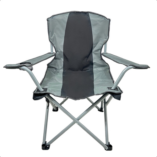 Cadeira Para Camping Dobravel Reforçada 160kg Relax Cin/pret
