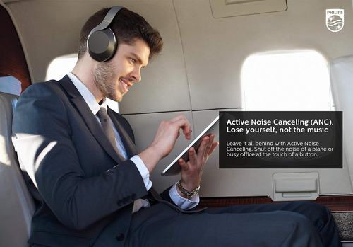 Auriculares Inalámbricos Philips Ph805 Con Anc Y 30h De Uso