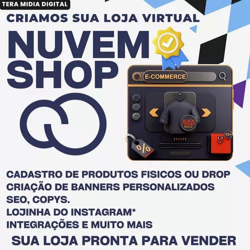 Criamos uma Loja Virtual Pronta para Suas Vendas