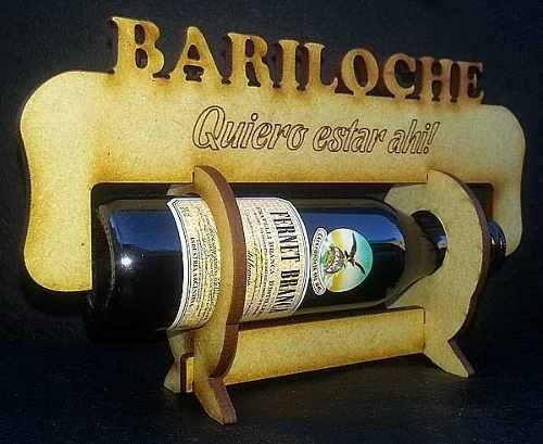 55 Porta Fernet 5cl. Souvenir Caja Porta Vino Fibrofacil