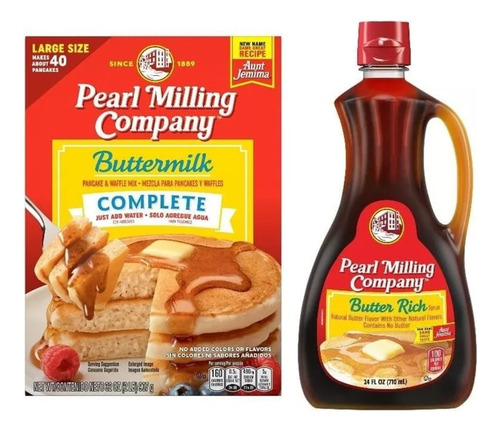 Harina Para Hot Cakes Buttermilk Y Miel Aunt Jemima Butter
