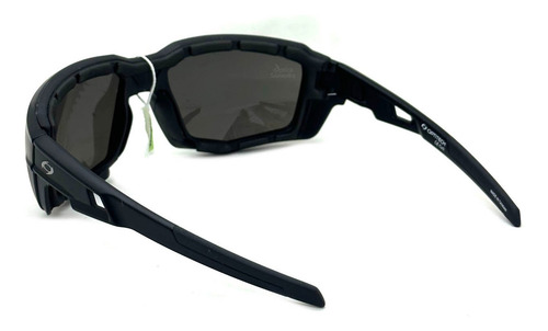 Anteojo De Sol Optitech Climb Op269 Montaña Escalada Lente Negro Spec Blue Cat 3 Varilla Negro Mate Armazón C1 Negro Mate Diseño Tira Intercambiable