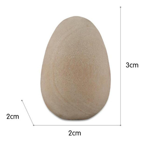 10x Huevos En De Madera Huevos Falsos Decoración Del Hogar