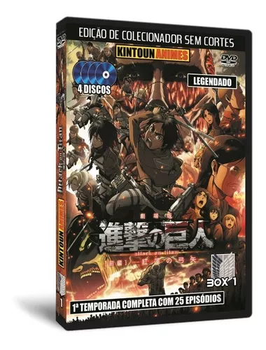 Attack On Titan/Shingeki No Kyojin 3 Temporadas Completas e