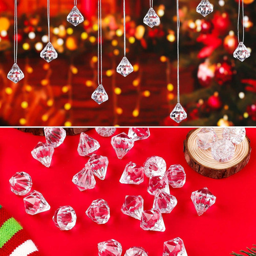 D A 80 Piezas De Diamantes De Cristal For El Árbol De