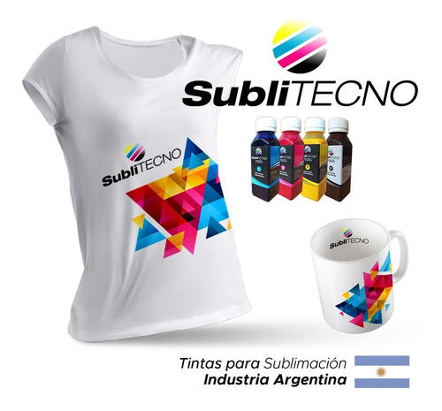Imagen 3 de 7 de Combo Sublimacion Resma A4 + Tintas Sublitecno