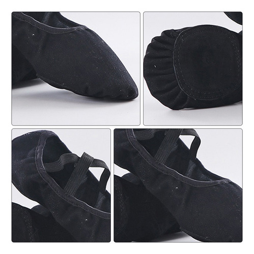 1 Par De Zapatos De Baile Elásticos Para Mujer