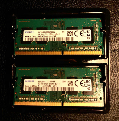 8gb De Memoria Ram Ddr4 Samsung (notebook)